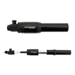 Pompa Massi Telescopica CM32 Alluminio Doppia Valvola Nero