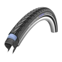 Copertoncino Da Ciclismo Schwalbe Marathon Plus HS440 20x1.75 Rigido Nero Con Riflettente