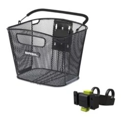Cestino Basil Anteriore Nero