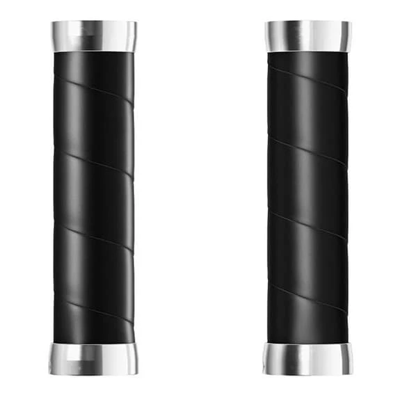 Manopole In Pelle Brooks England Slender 130-130 Mm Nero Forte 1 Manopole In Pelle Brooks England Slender 130-130 Mm Nero Forte