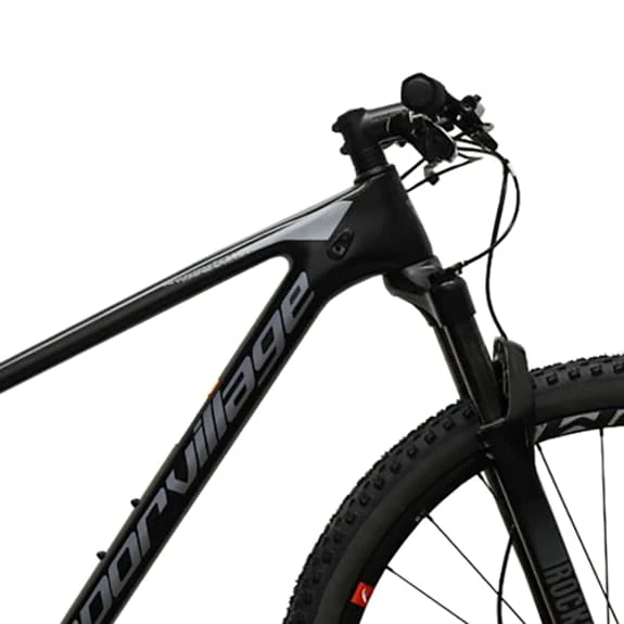 Bicicletta MTB Deporvillage GR920 Carbon 29" Nero Grigio Scuro 2 Bicicletta MTB Deporvillage GR920 Carbon 29" Nero Grigio Scuro - immagine 2