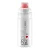 Borraccia Elite Jet Plus 550 Ml Bianco Logo Rosso