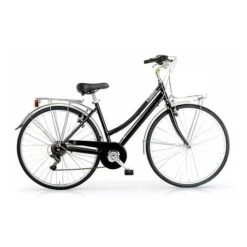 Bicicletta Urbana MBM Central 28" 6V Nero Lucido Donna