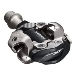 Pedali Shimano XT M8100 XC SPD Nero Argentato