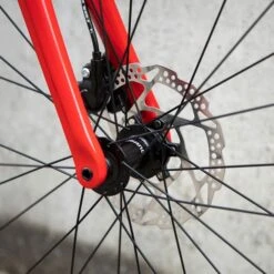 Bicicletta Corsa Ridley Fenix SL Disc Shimano 105 Mix Rosso Argento -Bicicletta Negozio rid sbifsdrid536 c 004