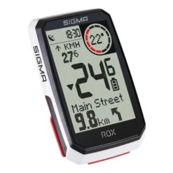 Ciclocomputer Sigma ROX 4.0 + HR Set Bianco -Bicicletta Negozio sg 1063 101